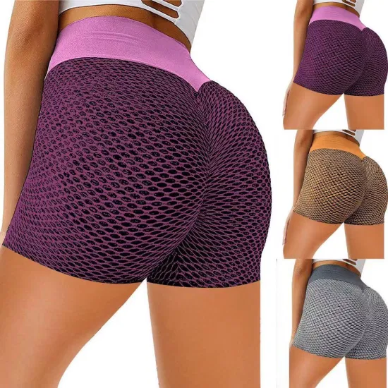 OEM femmes Sexy ajustement sec Gym porter des shorts en tricot vêtements de taille haute vêtements de sport, vêtements en tricot